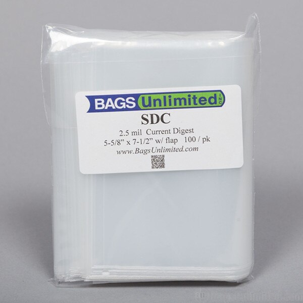 Poly Sleeves for Digests / TV Guid